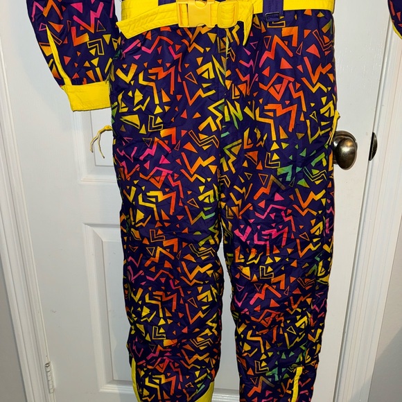 Tipsy Elves Totally 80s Design Ski Suit Adult Size Small - Picture 8 of 16